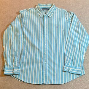 Ralph Lauren Men's Striped Button-Down Shirt